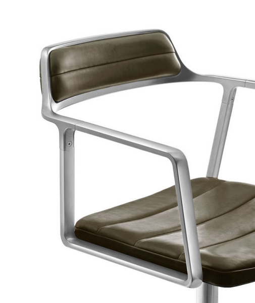 Vipp 452 Swivel Bürostuhl Gleiter Bosco Grün